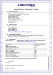 Profiller Electro Li Ion Declaration Of Compliance Socorex Cover